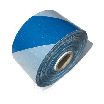 Taśma ostrzegawcza biało niebieska 500m