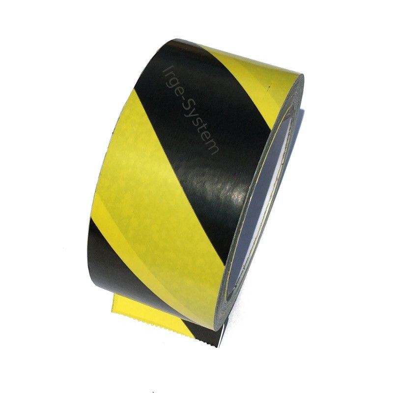 Taśma ostrzegawcza żółto czarna samoprzylepna 50mm/33m PVC150