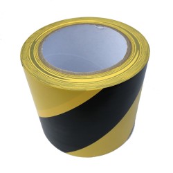 Taśma samoprzylepna żółto czarna 100mm