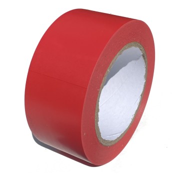 Taśma samoprzylepna ostrzegawcza 50mm/33m czerwona