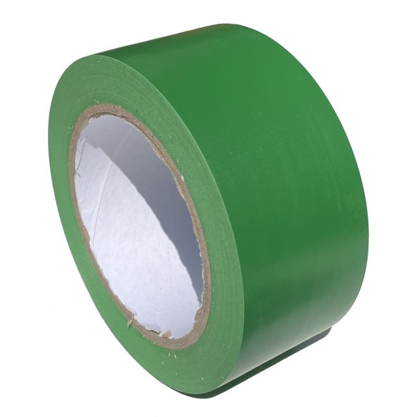 Taśma ostrzegawcza samoprzylepna zielona 50mm/33m zielona