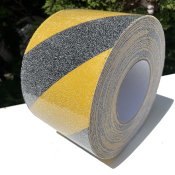 Taśma antypoślizgowa 10cm żółto czarna