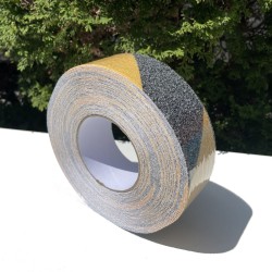 Taśma antypoślizgowa żółto-czarna 50mm/18m