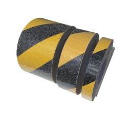 Taśma antypoślizgowa 10cm żółto czarna