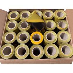 Taśma bhp żółto czarna