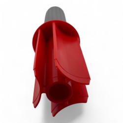 Rączka uchwyt do folii strech mini-rap tuleja fi 50 czerwono-szary