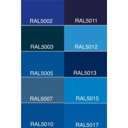 Taśma ostrzegawcza niebieska PVC 50mm 33m samoprzylepna